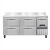 Thumbnail image #1 for Continental Refrigerator FA68SNBS-D 68-Inch Shallow Depth Worktop Freezer Base