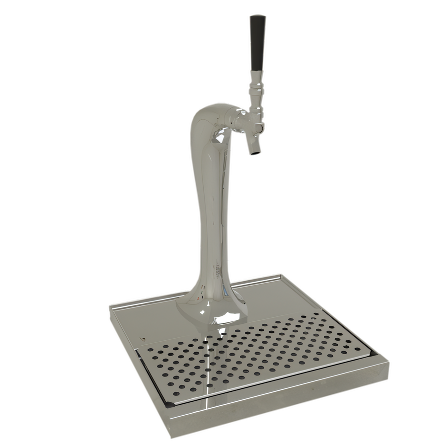 Product image #1 for Glastender Cobra Countertop 1-Faucet Glycol-Cooled Draft Dispensing Tower with Integral Drain Pan