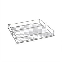 Beverage-Air MMR44 Flat Chrome Wine Rack, 12-Bottle Capacity