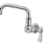 Thumbnail image #1 for Krowne Royal Series 16-170L Commercial Wall-Mount Faucet, Single Inlet, 6-Inch Swing Spout, Ceramic Valve, Polished Chrome