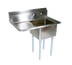 Thumbnail image #1 for John Boos E-Series 1-Compartment Sink with 18-Inch Left Drainboard, 16 x 20 x 12 Bowl