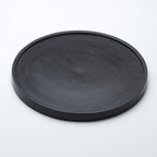 Thumbnail image #1 for American Metalcraft Upton Collection MWP13 13-Inch Round Espresso Acacia Wood Rimmed Display Plate Case of 12
