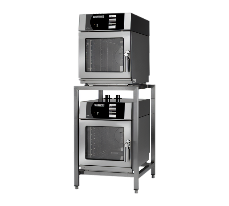 Product image #1 for Blodgett Combi BLCT-6-6E Double Stacked Electric Boilerless Mini Combi Oven Steamer, 10-Pan Capacity