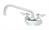 Thumbnail image #1 for Krowne Diamond Series Commercial Splash Mount Faucet with 10-Inch Swing Spout, 4-Inch Centers