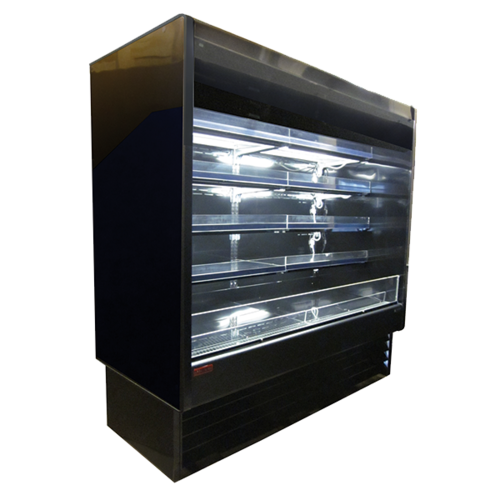 Product image #1 for Howard-McCray 99-Inch Black Self-Contained Dairy Open Merchandiser with LED Lighting