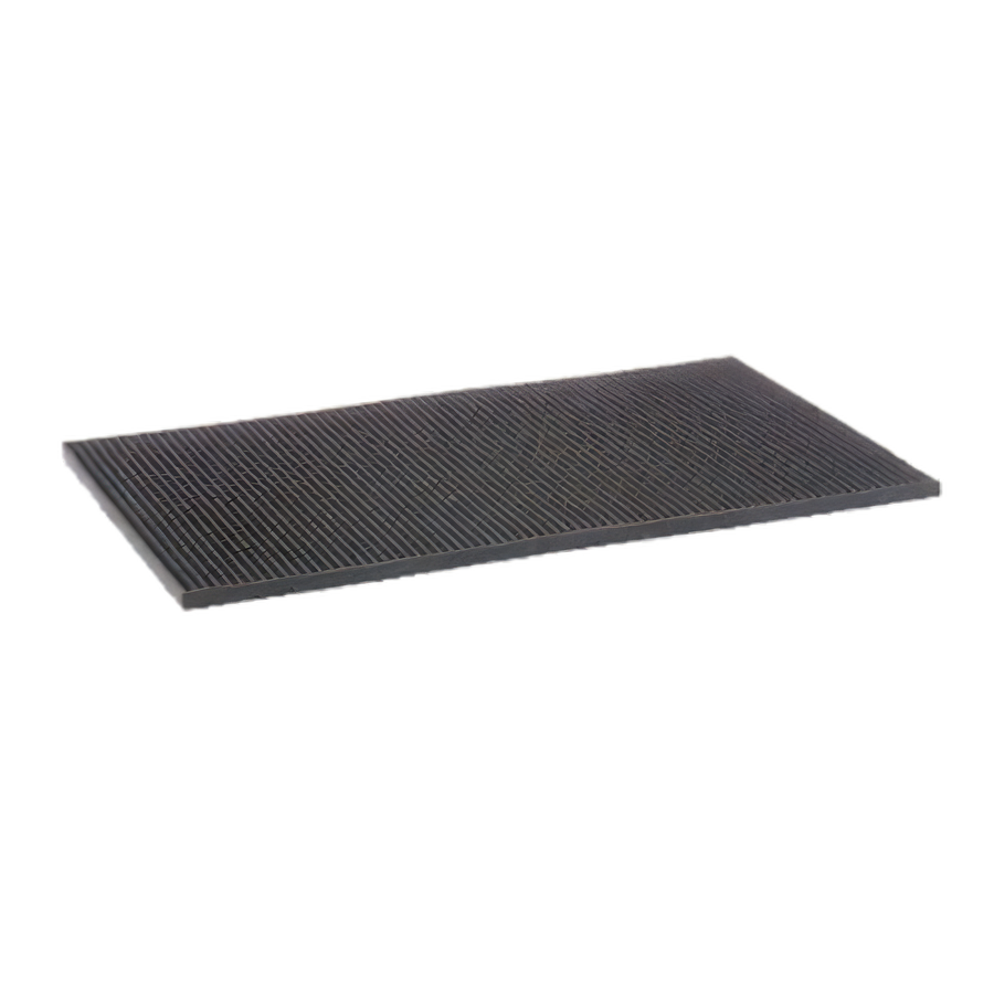 Product image #1 for Rail-Mate Black Flexible Thermoplastic Rubber Service Mat, 12 x 18 x 1/2 Inches