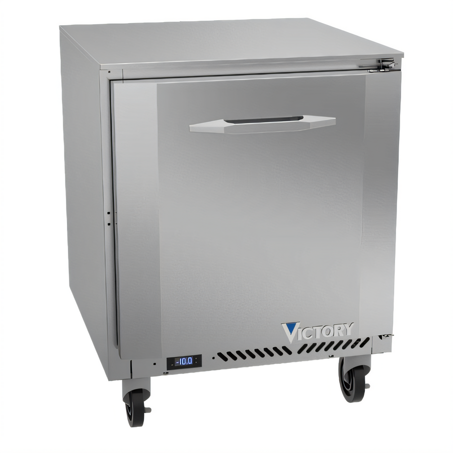 Product image #1 for Victory VUF27HC 27-Inch One-Section Undercounter Freezer with Rear-Mounted Self-Contained Refrigeration