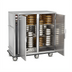 Thumbnail image #1 for FWE P-Series Mobile Heated Banquet Transport & Serve Cabinet, 120 Covered Plate Capacity, Stainless Steel