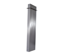 Advance Tabco 60-Inch Stainless Steel Ventilation Riser with Adjustable Ceiling Trim Collar