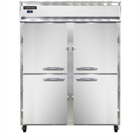 Continental Refrigerator 2FESNHD Two-Section Extra-Wide Reach-In Freezer with Half Doors