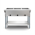 Thumbnail image #1 for KoolMore 3-Pan Open Well Electric Steam Table with Undershelf