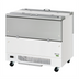 Thumbnail image #1 for Turbo Air Super Deluxe Dual Access Cold Wall School Milk Cooler Cart, 18.3 Cu. Ft., 12 Crate Capacity