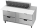 Thumbnail image #1 for Beverage-Air 60-Inch Two-Section Sandwich Top Refrigerated Prep Table with 4 Drawers