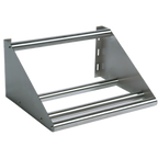 Thumbnail image #1 for John Boos BHS1822-TS Wall-Mounted Slanted Tubular Dishrack Sorting Shelf, 22 x 18 x 12-1/4 Inches, Stainless Steel