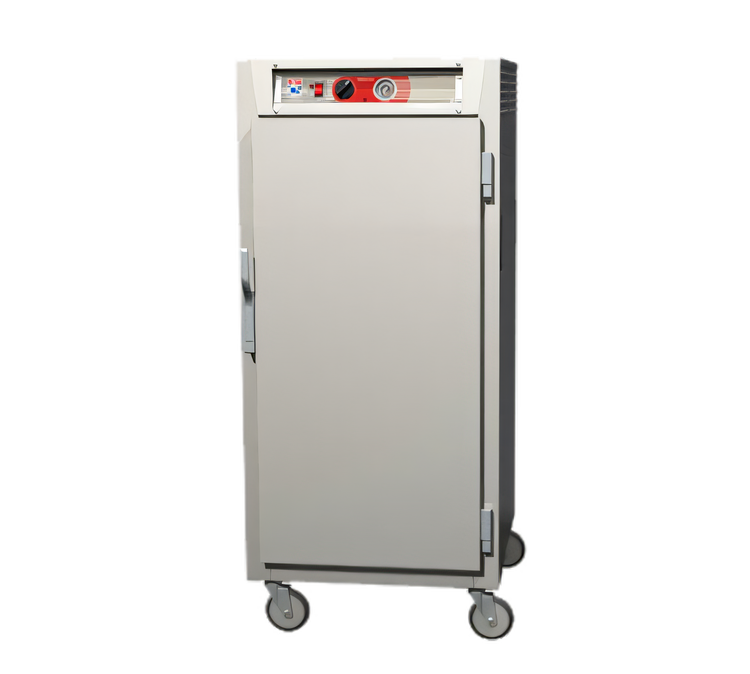 Product image #1 for Metro C5 6 Series 3/4 Height Mobile Heated Holding Cabinet with Solid Doors and Universal Slides