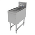 Thumbnail image #1 for Advance Tabco Prestige Supreme 12-Inch Wide Freestanding Underbar Cocktail Station Sink with 9 x 9 x 4 Bowl