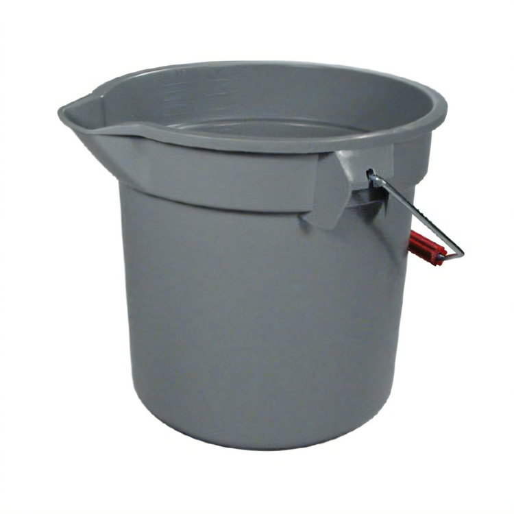 Product image #1 for Rubbermaid Commercial BRUTE 14-Quart Round Bucket with Molded-In Graduations, Gray