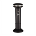 Thumbnail image #1 for Infinity Ultra-High Capacity Round Smoking Receptacle with Stainless Steel Snuff Plates, Black, 15-1/2 Inch