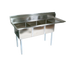 Thumbnail image #1 for John Boos E-Series 3-Compartment Stainless Steel Floor Model Sink with Right-Hand Drainboard