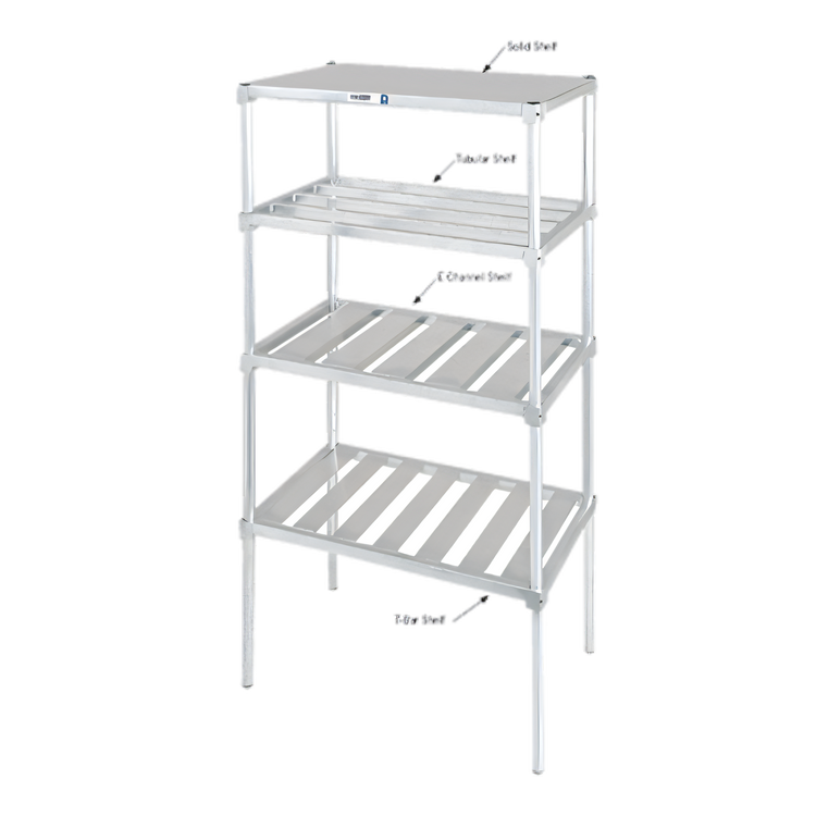 Product image #1 for Channel BA2436 T-Bar Adjustable Aluminum Shelf, 36 x 24 Inches
