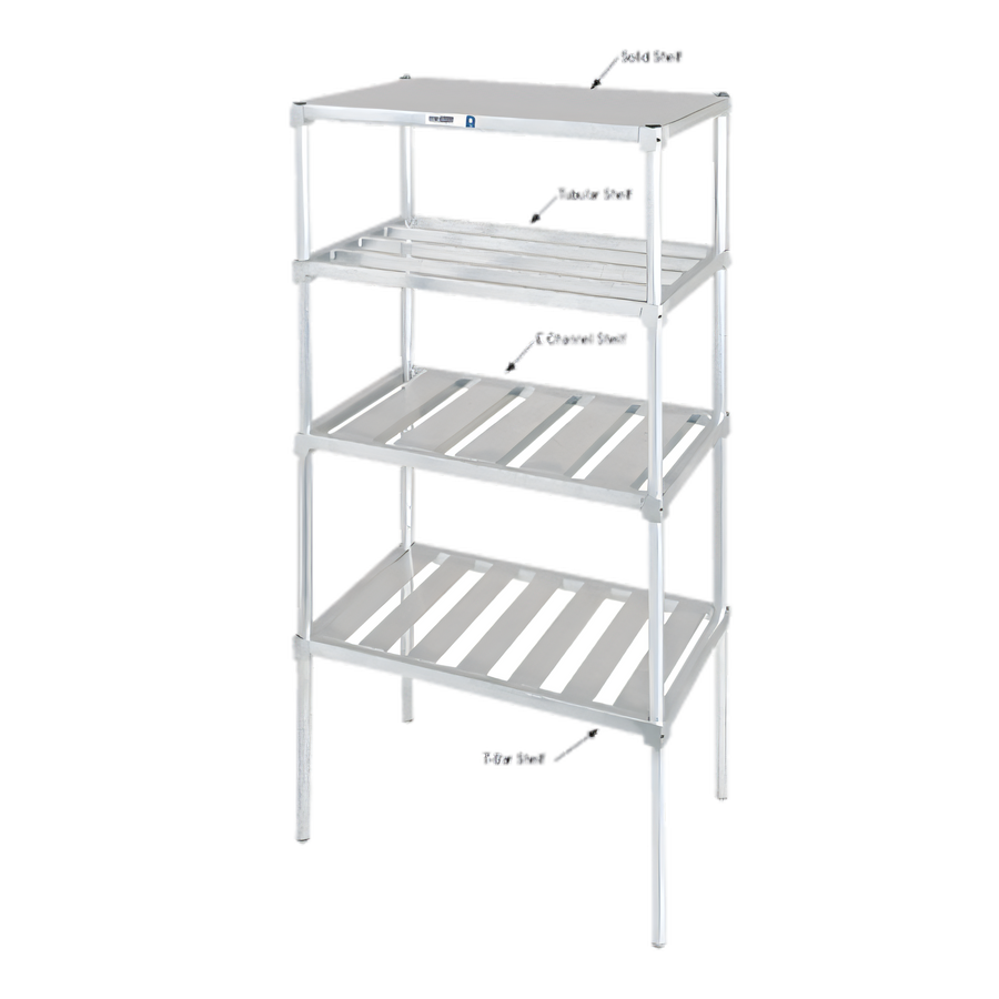 Product image #1 for Channel BA2436 T-Bar Adjustable Aluminum Shelf, 36 x 24 Inches