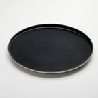 Thumbnail image #1 for American Metalcraft Lift LFTPB13 13-Inch Round Melamine Plate, White with Black Speckles Case of 10