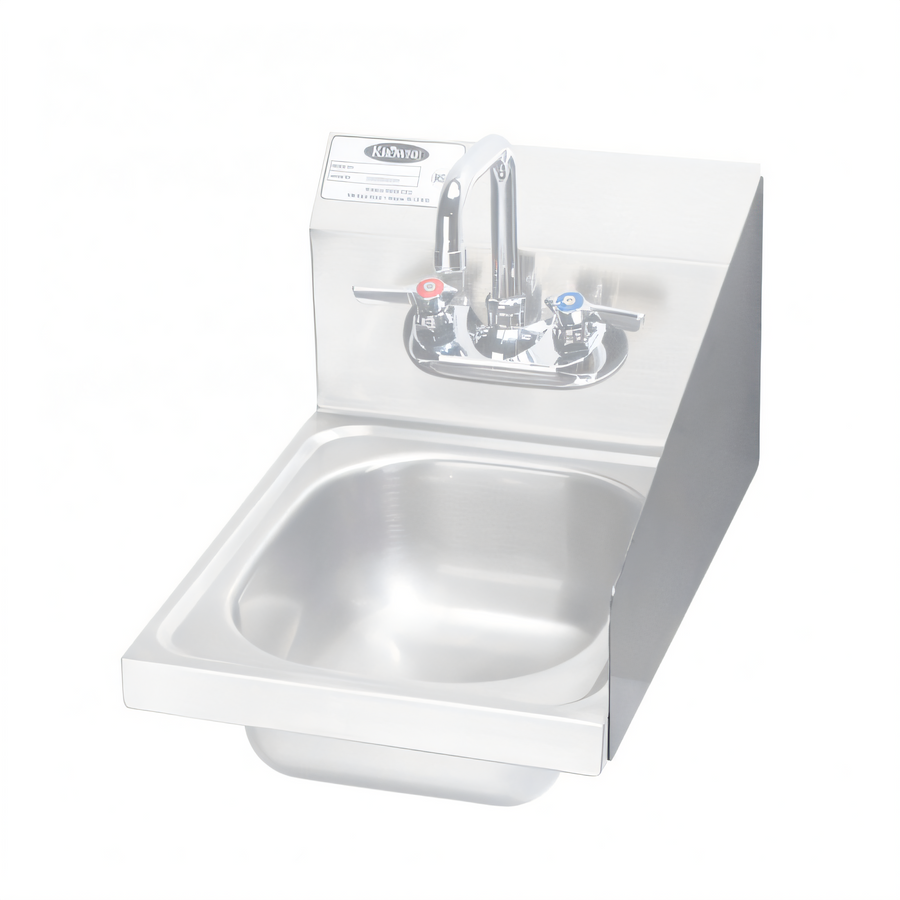 Product image #1 for Factory Installed 17-Inch Right Side Splash Guard for Hand Sinks