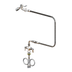Thumbnail image #1 for T&S Brass B-0300-WD Double Pantry Pot Filler Faucet with 60-Inch Hose and Vacuum Breaker