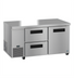 Thumbnail image #1 for Hoshizaki Steelheart 60-Inch Two-Section Undercounter Refrigerator with One Door and Two Drawers