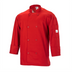 Thumbnail image #1 for Mercer Culinary Millennia Air Unisex Long Sleeve Chef Jacket with Full Mesh Back, Red, Large