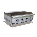 Thumbnail image #1 for Admiral Craft Equipment Corp. Black Diamond BDECTC-48/NG 48-Inch Countertop Radiant Charbroiler, Natural Gas, 4 Burners
