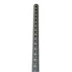 Thumbnail image #1 for Serv-Ware SL86CWP 86" Silver Epoxy-Coated Stationary Wire Shelving Post with Post Cap and Leveling Foot Case of 4
