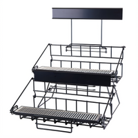 Winco Double-Level Countertop Airpot Rack for 6 Airpots