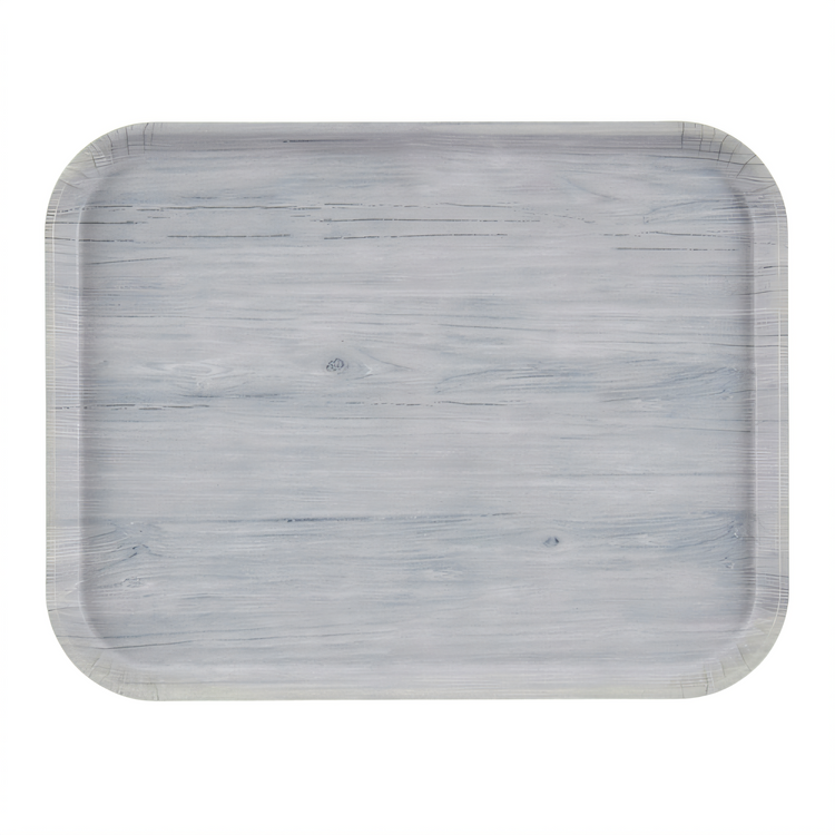 Product image #1 for Cambro Décor Series Camtray Rectangular Fiberglass Cafeteria Tray, 20 x 15, Stonewash Gray