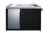 Thumbnail image #1 for 58-Inch Portable Outdoor Kitchenette with Stainless Steel Door Refrigerator, Sink, Countertop, and Storage Cabinet
