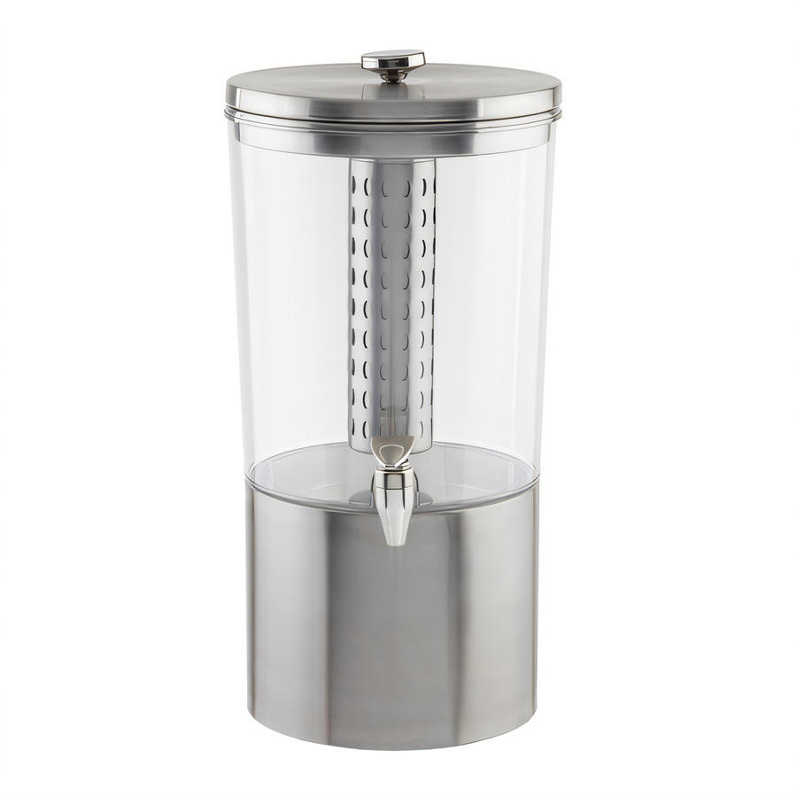Product image #1 for TableCraft Upscale 2.5 Gallon Single Beverage Dispenser with Stainless Steel Base and Tritan Reservoir
