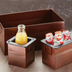 Thumbnail image #1 for American Metalcraft 1/3 Size Rectangular Beverage Tub Housing Only, Galvanized Steel with Copper Finish