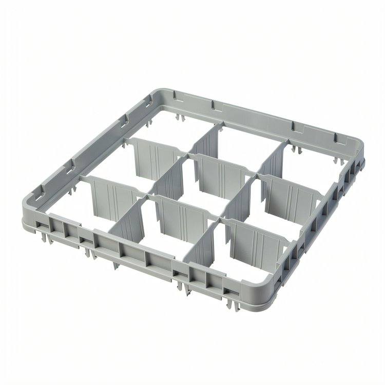 Product image #2 for Camrack® Full Size 9-Compartment Full Drop Dish & Glass Rack Extender