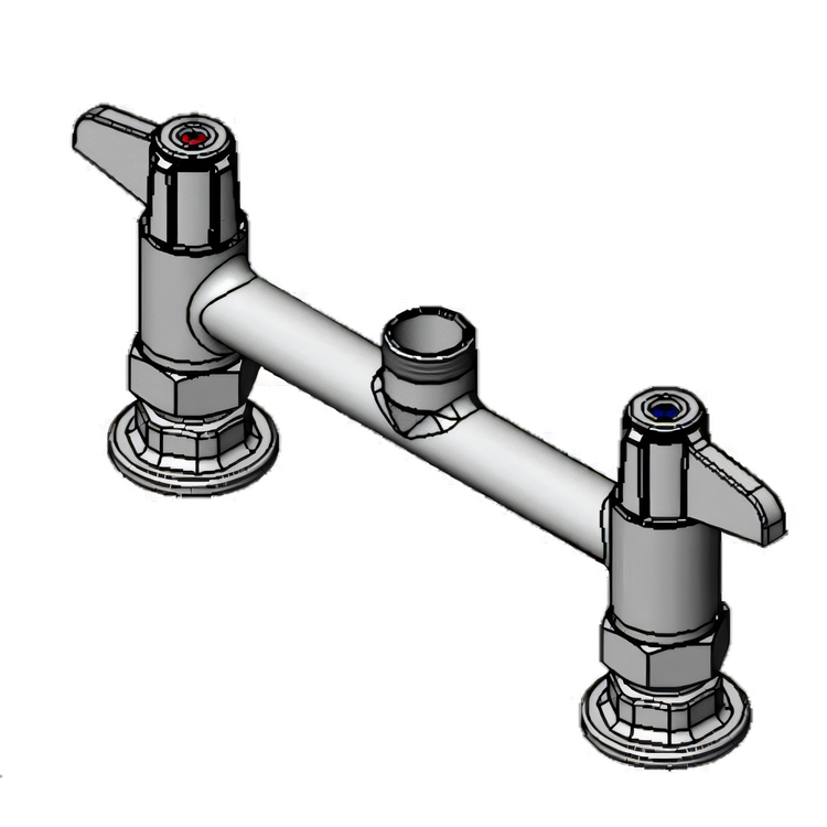 Product image #1 for Equip 8-Inch Center Deck-Mount Mixing Faucet, Less Nozzle, Low-Lead, ADA Compliant