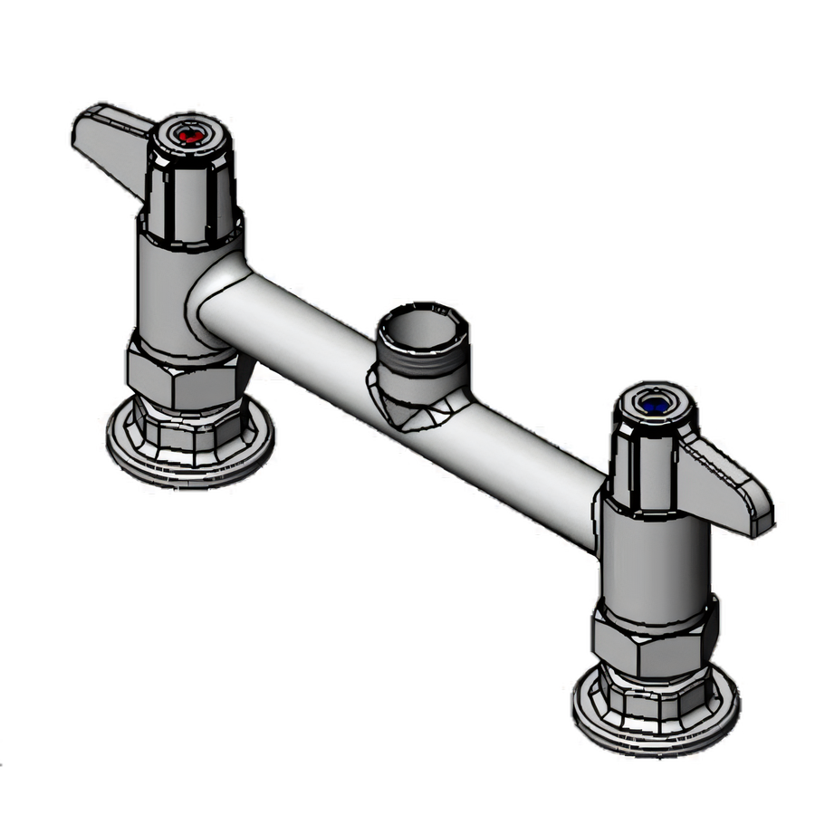 Product image #1 for Equip 8-Inch Center Deck-Mount Mixing Faucet, Less Nozzle, Low-Lead, ADA Compliant