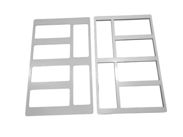 Product image #1 for Combined 5L Gelato Pan Support Slide for 6 Pans