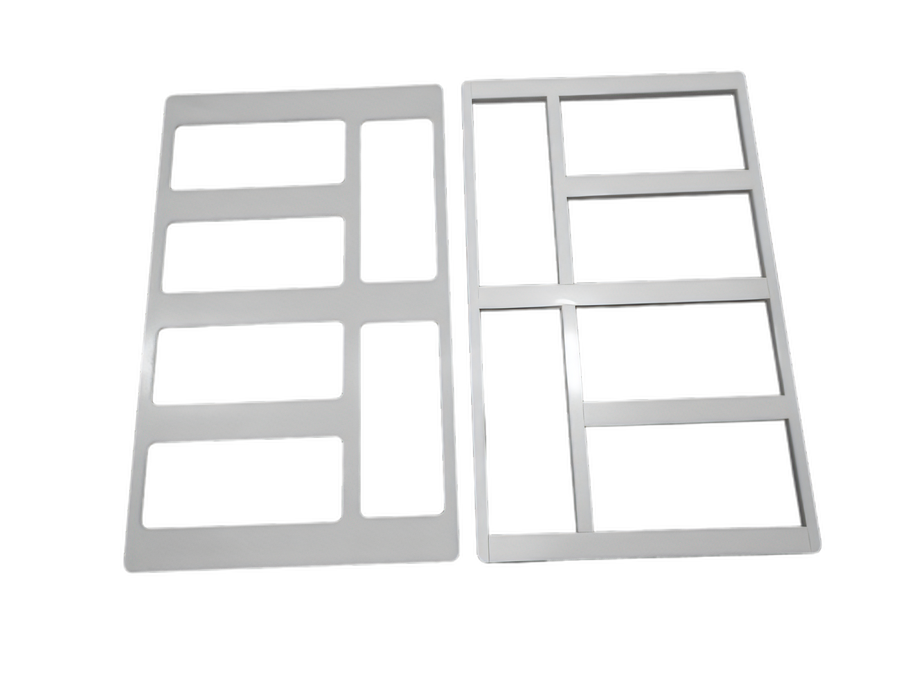 Product image #1 for Combined 5L Gelato Pan Support Slide for 6 Pans