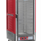 Thumbnail image #1 for Metro C5 Insulation Armour C537-HFC-U Mobile Heated Holding Cabinet, 3/4 Height, Clear Door, 14 Full-Size Pan Capacity, 120V