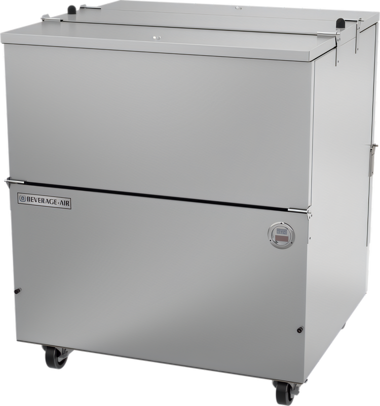 Product image #1 for Beverage-Air ST34HC-S Dual Access Cold Wall School Milk Cooler, 34-Inch Stainless Steel, 12.37 Cu. Ft.