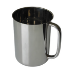 Thumbnail image #1 for Dynamic USA MiniPro AC513 Stainless Steel Mixer Cup with Cover, 3.17 qt (3 L), 5-9/10" Dia. x 7-1/10"H, for MiniPro & DynaShake