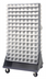 Thumbnail image #1 for Quantum Double-Sided Louvered Rack with 240 Clear Bins