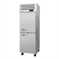 Turbo Air PRO Series Pass-Thru Heated Holding Cabinet, One Section, 26 Cu. Ft., Solid Half Doors
