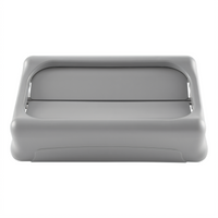 Slim Jim 15/23 Gallon Gray Swing Lid for Trash Containers