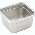 Thumbnail image #2 for Sapphire Manufacturing SM-STP604 Solid Steam Table Pan, 1/6 Size, 4" Deep, 24 Gauge, Anti-Jam, 18/8 Stainless Steel
