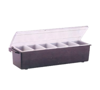 Vollrath Kondi-Keeper 8-Pint Plastic Condiment Dispenser with Standard Lid